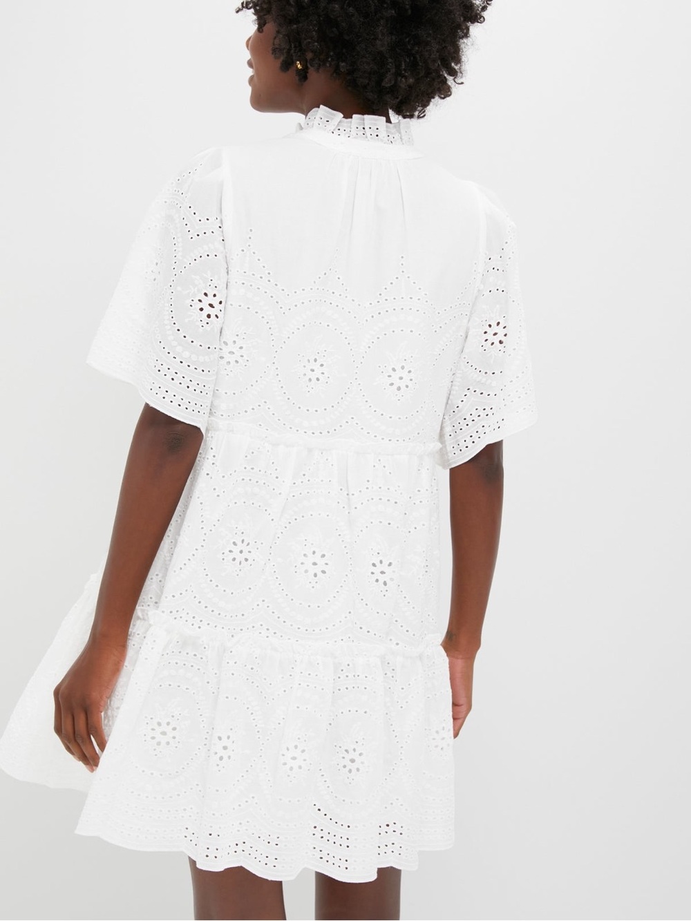 Tuckernuck White Eyelet Crawford Lace Mini Dress - Picture 5 of 12